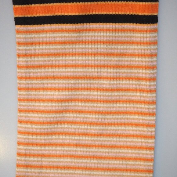 🧡 Marni + Uniqlo Striped 100% Cashmere Scarf - 77 Inches - Picture 5 of 7
